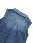 Little Girl Junior Ripped Lace Denim Jean Vest Tops