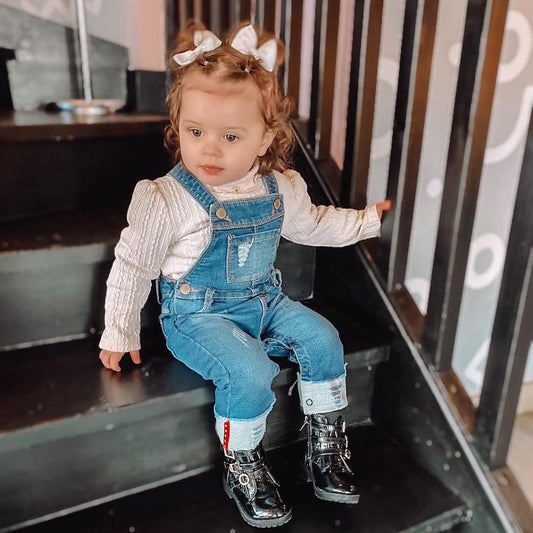 Little princess in kidscool space overalls