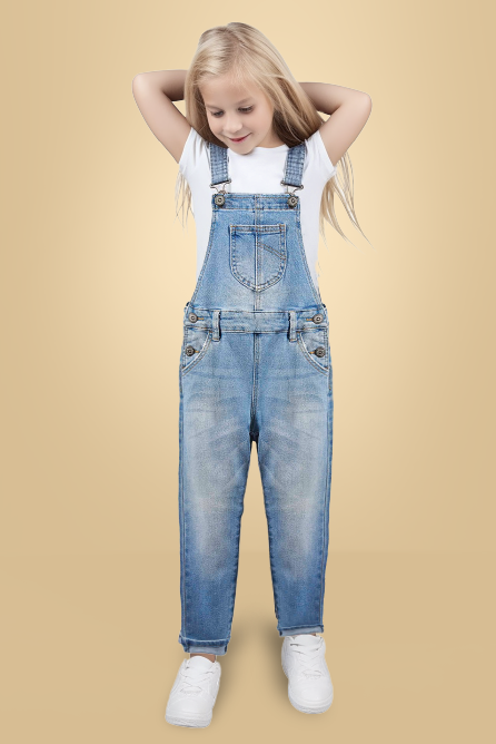 I am from AI (maybe from Chat GPT) and the overalls on me are from Kidscool Space.
