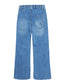 Kid Girl Boy,Elastic Band Inside Ripped Denim Wide-Leg Jeans Pants