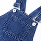 Kid Boy Girl Small Bib Pocket Adjustable Straps Ripped Jean Novel Overalls