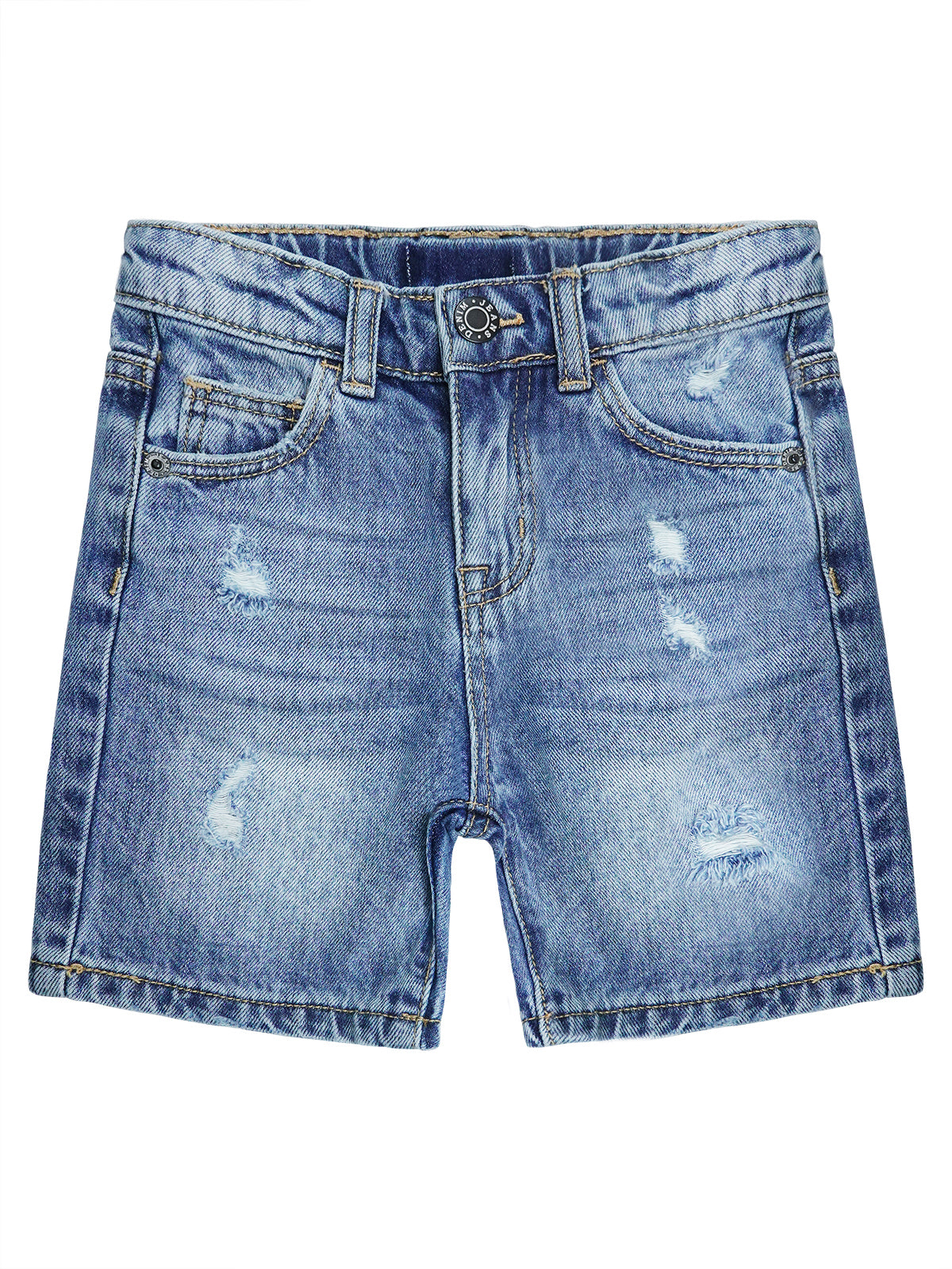 Baby Little Girls Boys Jeans Shorts,Ripped Stretchy Simple Design Cute Summer Denim Pants