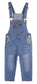 Baby Little Boys Soft Ripped Bib Pocket Fashion Denim Fit Jeans Overalls