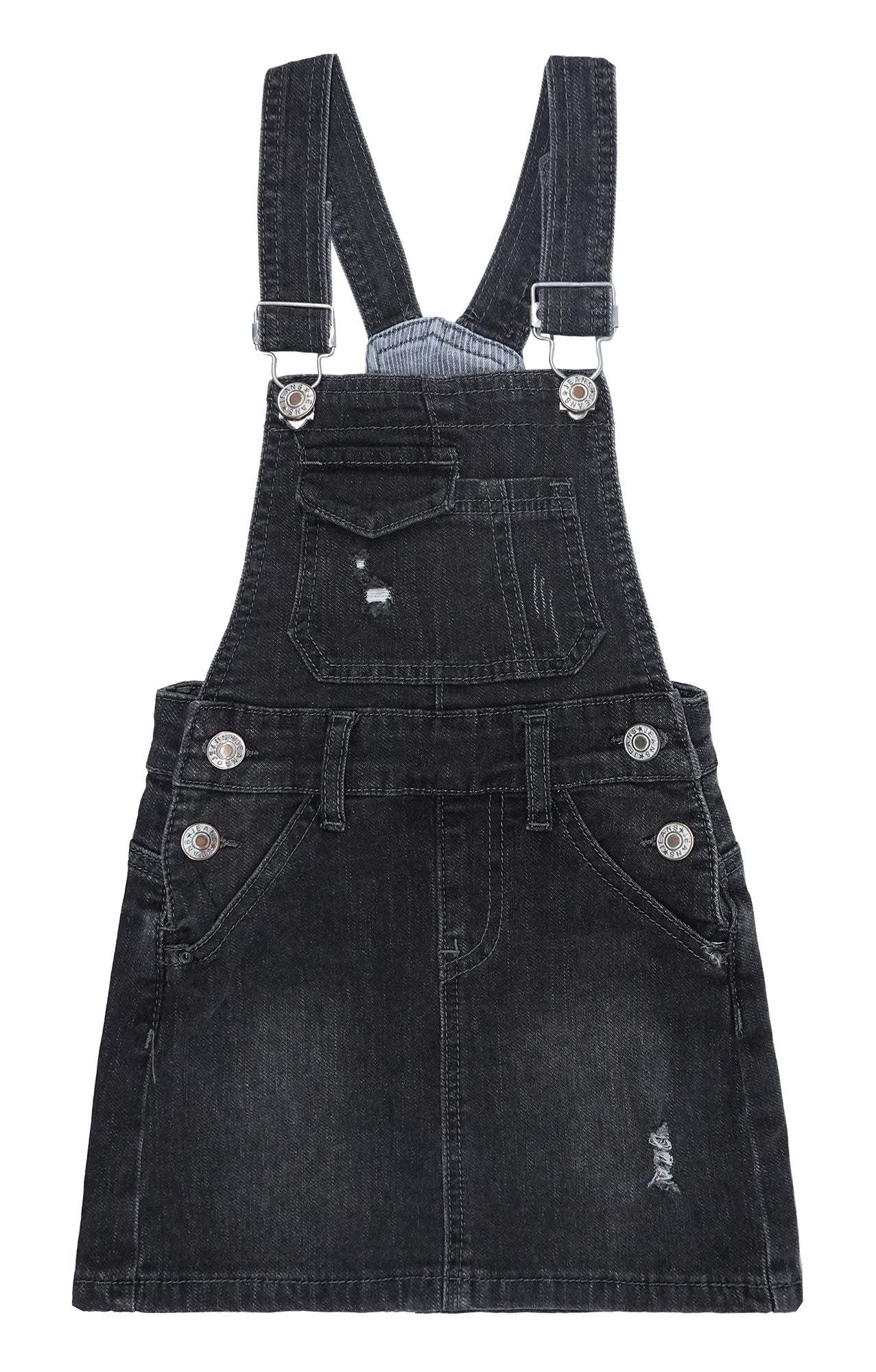 Girls Denim Skirts,Baby Little Big Girls Ripped Soft Stretchy Jeans Overall Dress