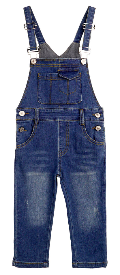 Baby Little Girls Toddler Boys Adjustable Jeans Overalls