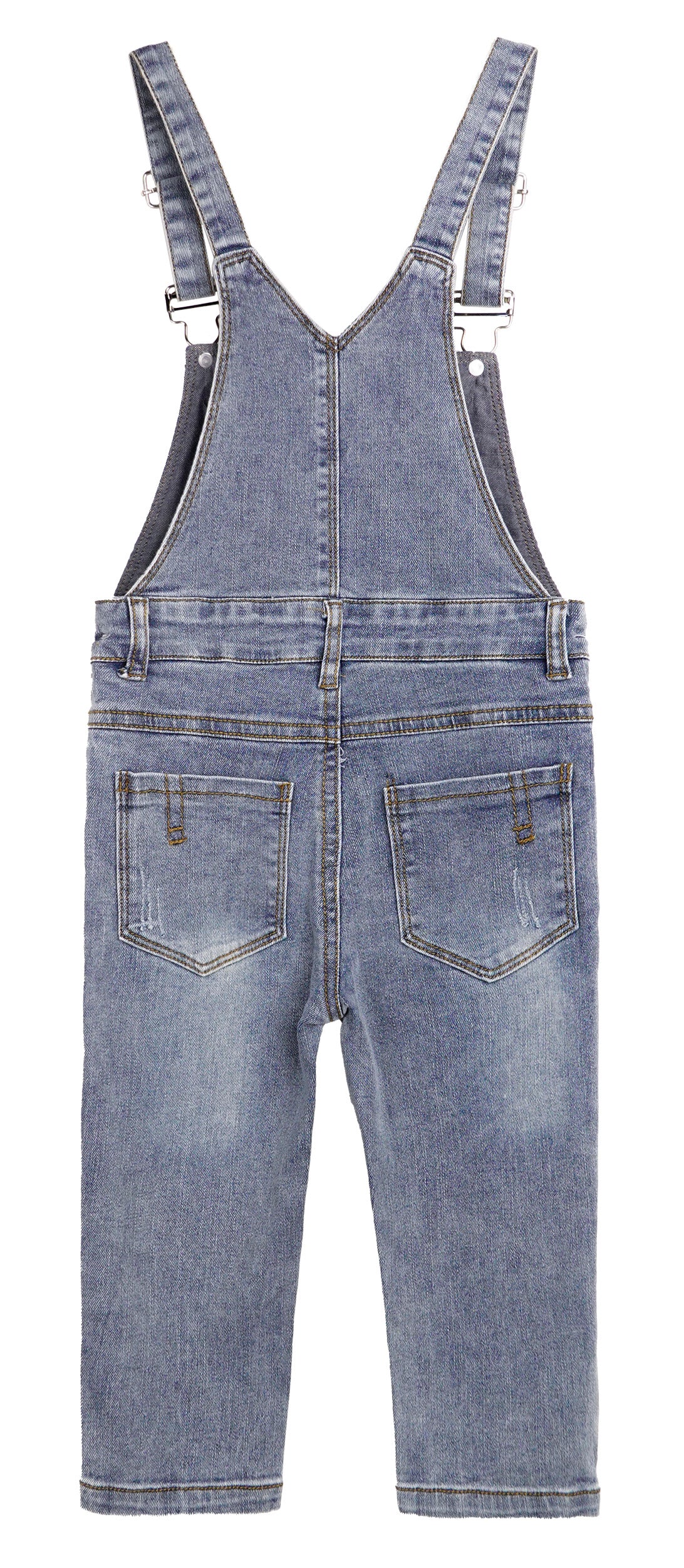 Baby Little Girls Toddler Boys Adjustable Jeans Overalls