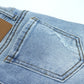 Infant Jeans,Baby Toddler Elastic Band Inside with D-ring Distressed Soft Stretch Denim Pants