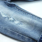 Infant Jeans,Baby Toddler Elastic Band Inside with D-ring Damaged Fashion Soft Stretch Denim Pants