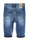 Infant Jeans,Baby Toddler Elastic Band Inside with D-ring Damaged Fashion Soft Stretch Denim Pants