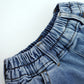 Baby Jeans,Little Toddler Kids Elastic Waist with D-ring Stretch Cargo Denim Pants