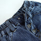 Baby Jeans,Little Toddler Elastic Waist with D-ring Slant Pockets Stretch Denim Pants