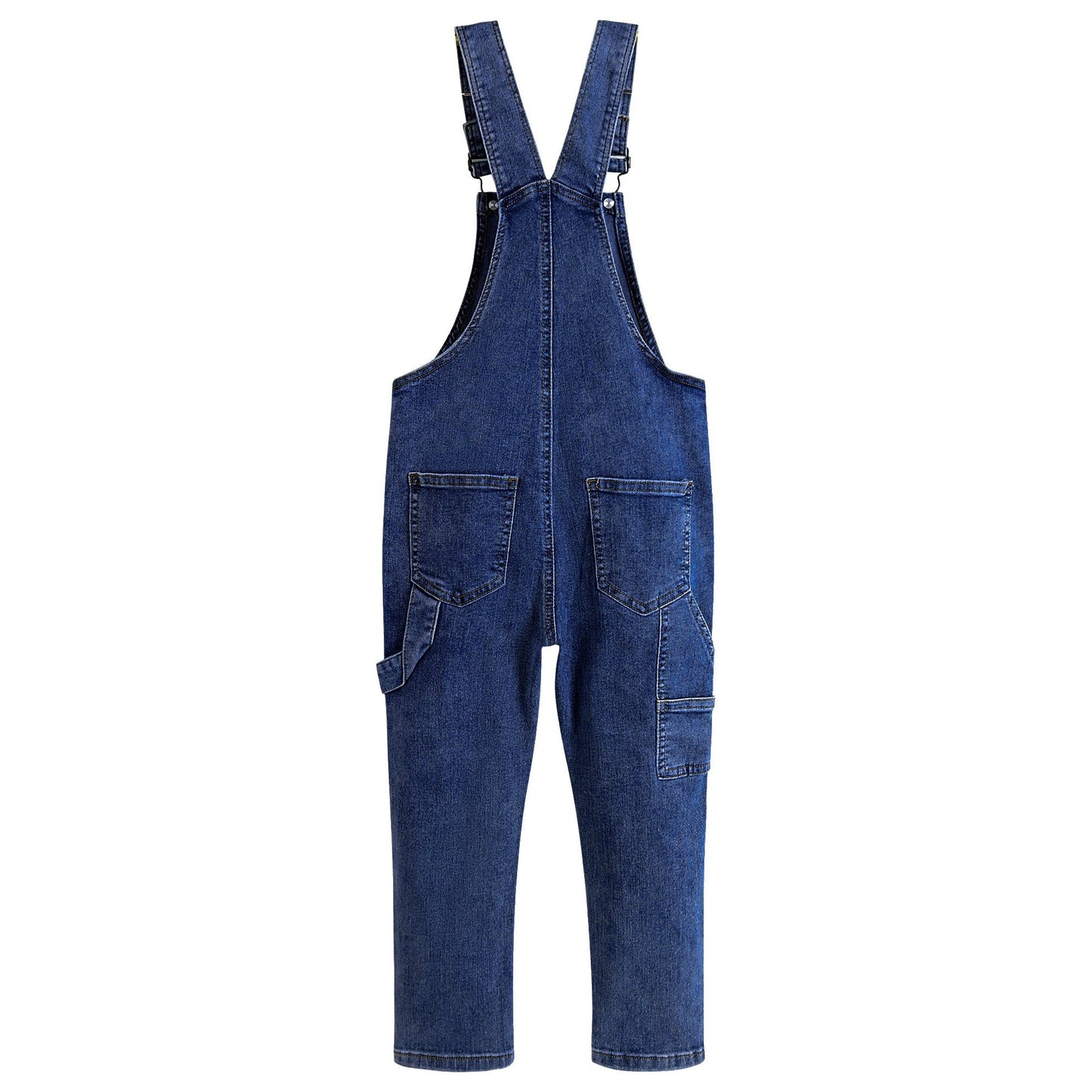 Girls Denim Overalls,Little Big Kids High Stretchy Jean Dungarees Pants