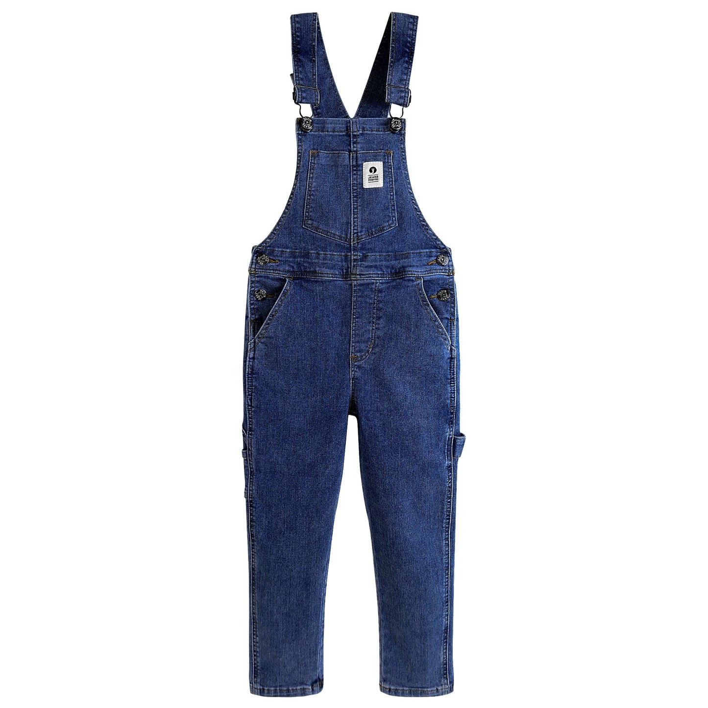 Girls Denim Overalls,Little Big Kids High Stretchy Jean Dungarees Pants