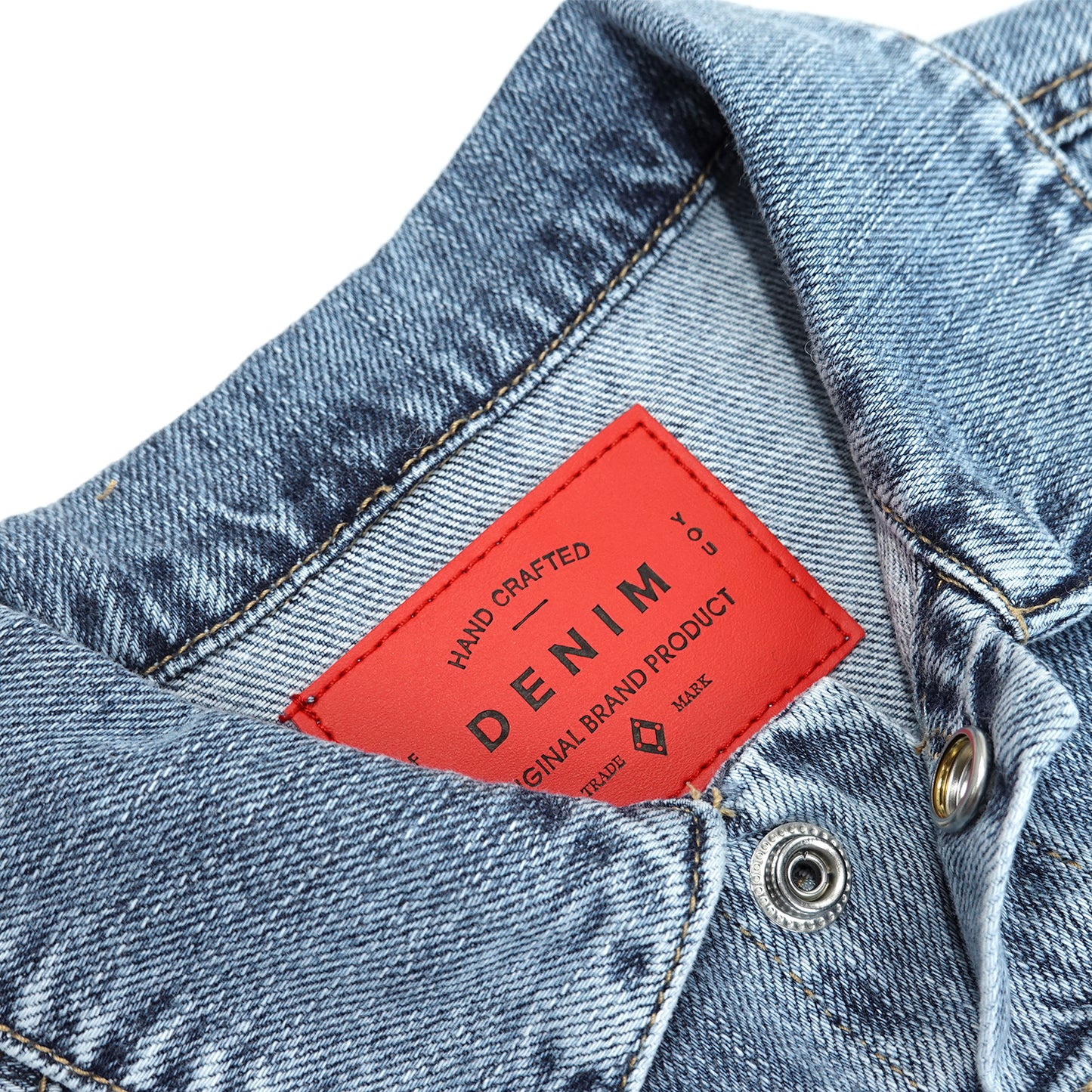 Boys Denim Jacket,Little Big Kids Simple Design Colored Buttons Jean Coat