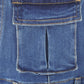Girls Denim Flared Overalls Pants,3D Accordion Deep Heel Pockets Bell Bottom Jeans Dungarees