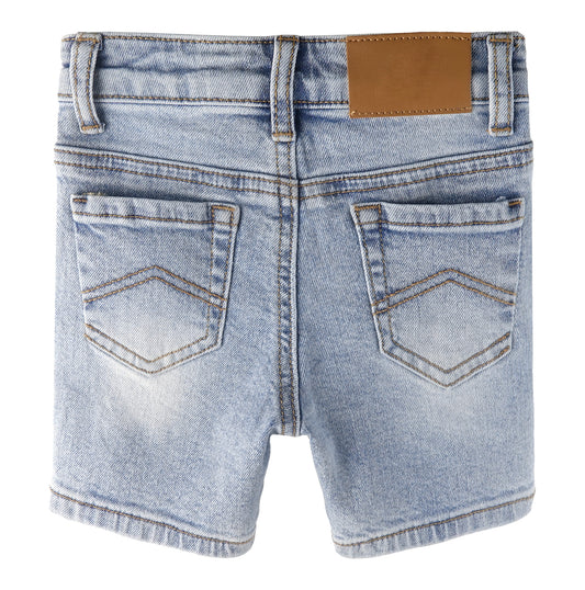Baby Denim Shorts,Elastic WaistBand Inside Ripped Jeans Summer Pants