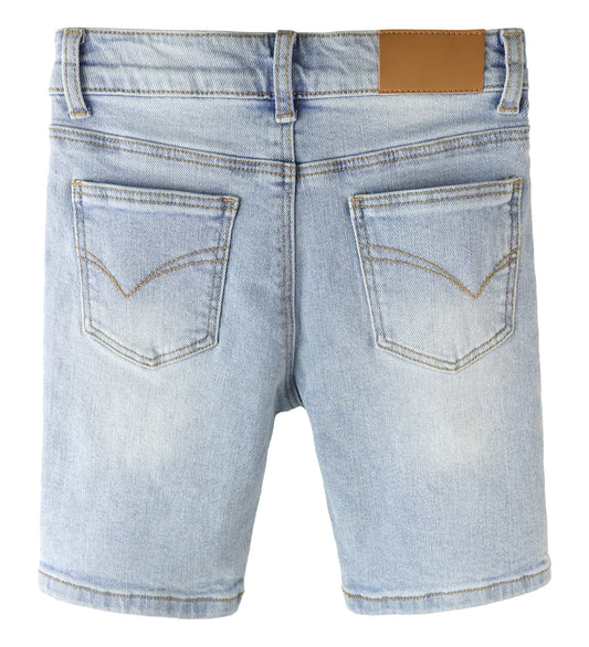 Baby Denim Shorts,Elastic WaistBand Inside Simple Jeans Summer Half Pants