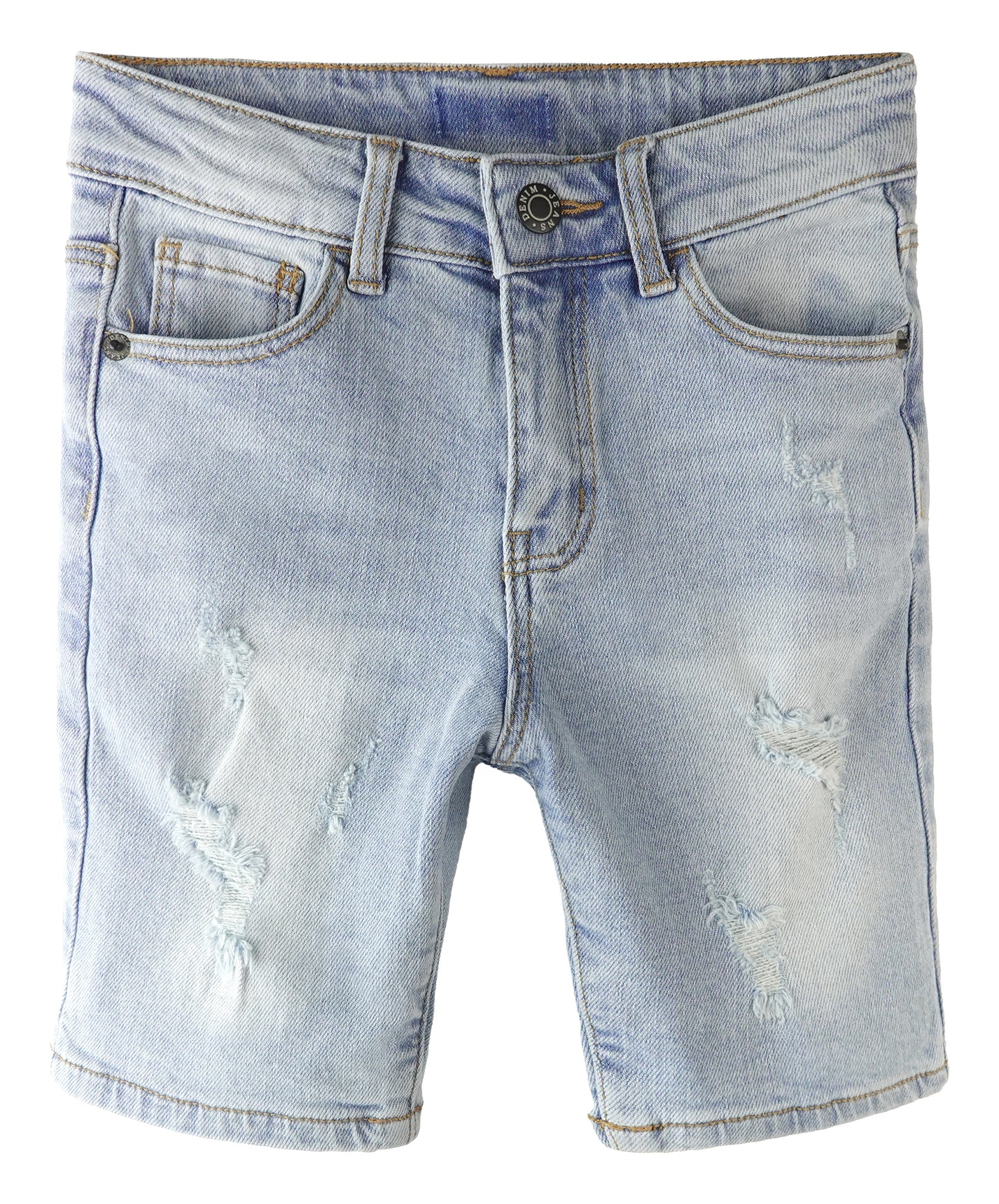 Baby Denim Shorts,Elastic WaistBand Inside Simple Jeans Summer Half Pants