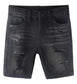 Baby Denim Shorts,Elastic WaistBand Inside Ripped Holes Summer Short Jeans