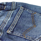 Child Simple Design Denim Pants,12M-14T Wide Age Ranges Ribbed Elastic Waist Jeans