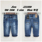 Infant Jeans,Baby Toddler Elastic Band Inside with D-ring Damaged Fashion Soft Stretch Denim Pants