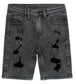 Boys Summer Ripped Soft Elastic Band Jean Shorts