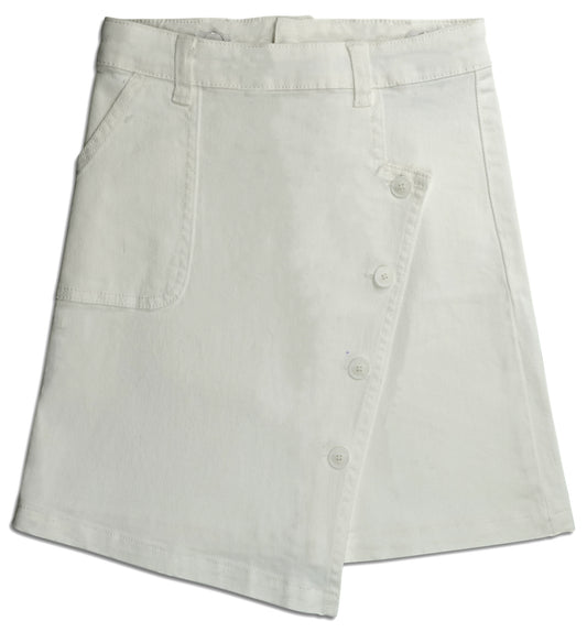 Summer Elastic Band Soft Strechy Cotton Girl Dress Short Jean Skirt