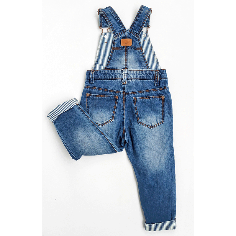 Baby Denim Overalls Soft Cute Jeans Jumpers