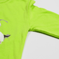 Toddler Cartoon Dog Overalls Green T-shirt Set