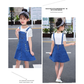 Girls Front Pocket Denim Dress 4T-10T