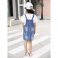 Toddler/Kid Girl Blue Jean Overall Dress