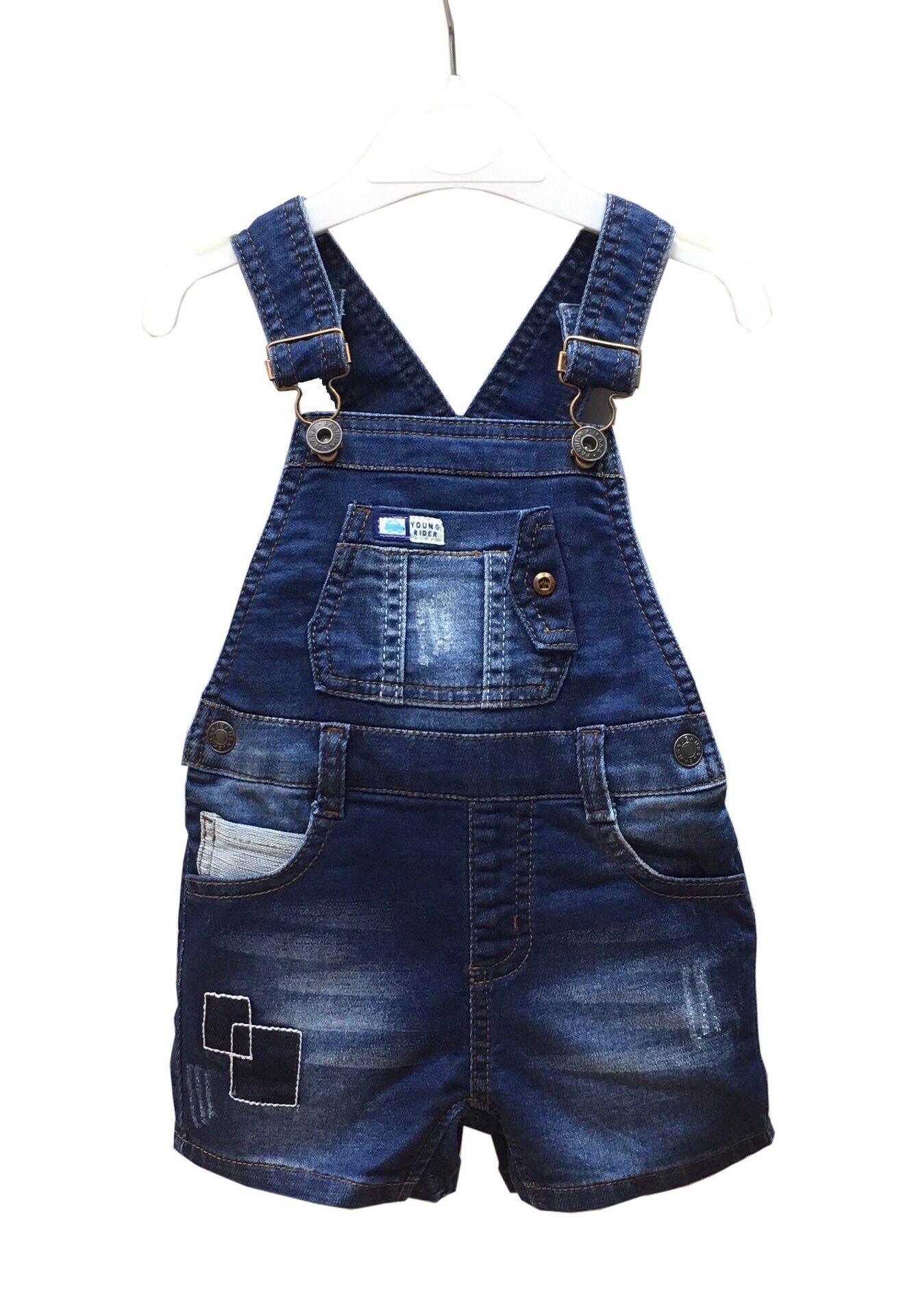 Baby Little Unisex Adjustable Summer Shorts Jean Novel Shortalls