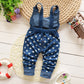 Baby Cotton 3D Cartoon Bunny Soft Knitted Jeans Overalls