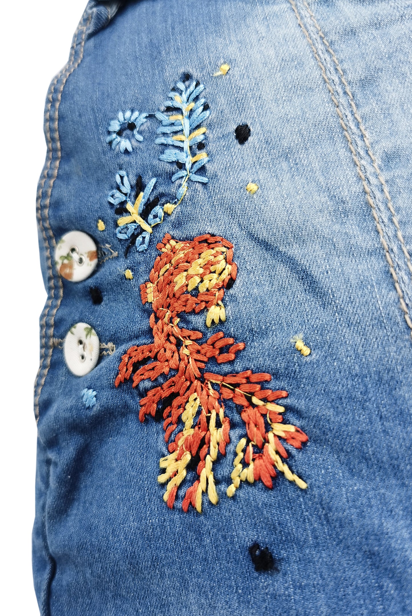 Baby Embroidered Fashion Infant Jeans Overalls