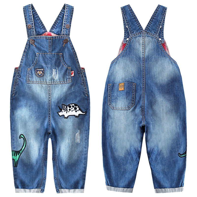Baby Little Kids Embroidered Fashion Jean Pants
