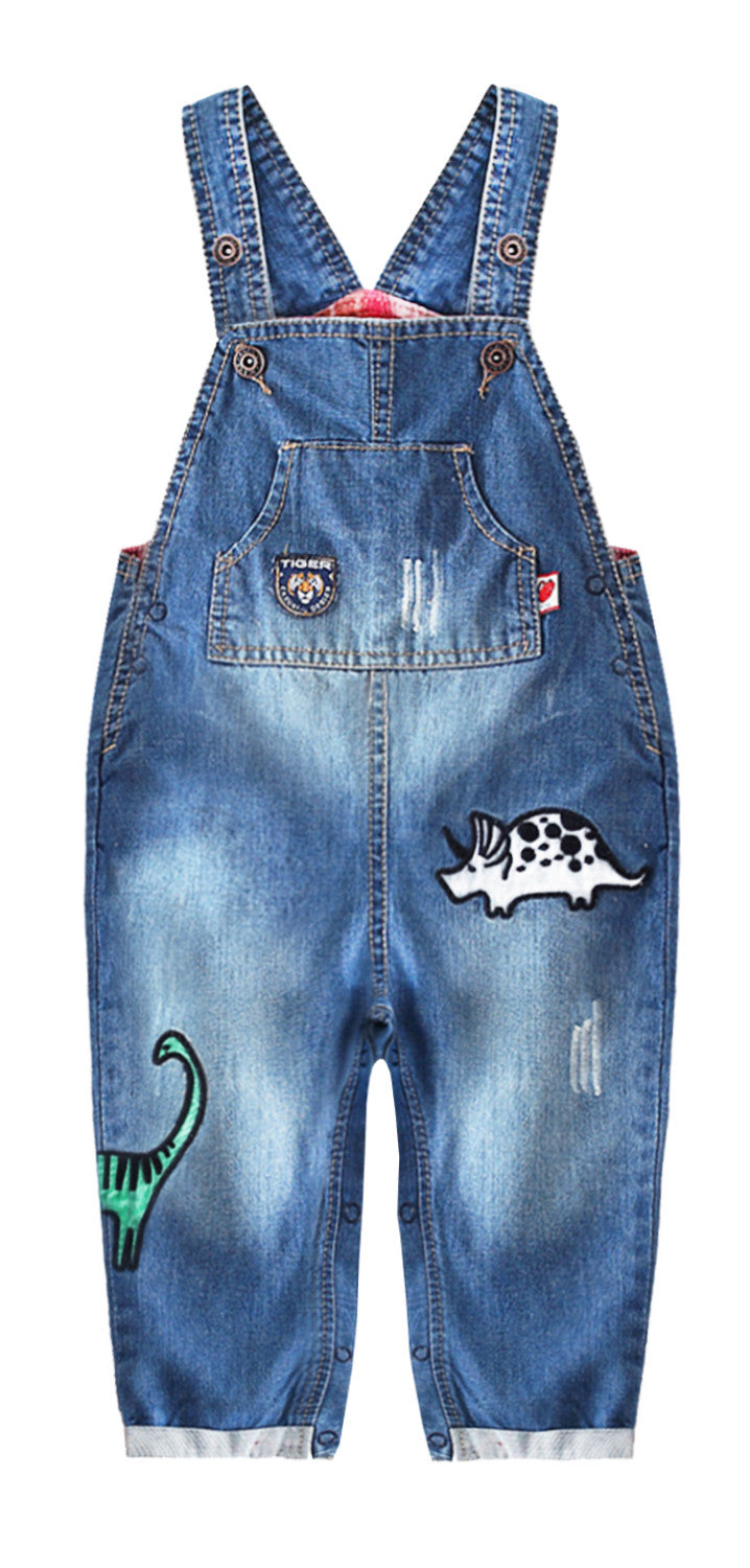 Baby Little Kids Embroidered Fashion Jean Pants