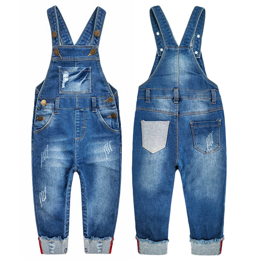 Baby Jeans Overalls Toddler Soft Cute Jumpsuit