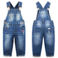 Cute Baby Denim Overalls Embroidered Jumpsuit