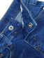 Girl Boy Little Kid Elastic Band Ripped Stain Resistant Denim Jeans Pants