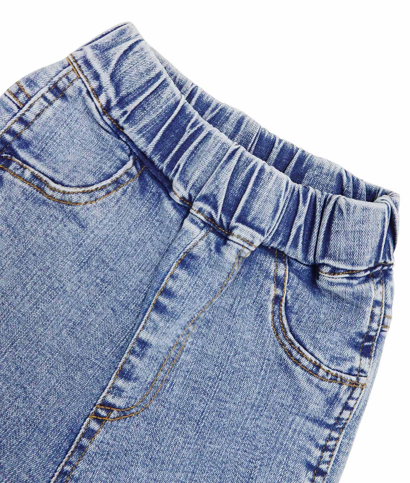 Girl Jeans,Raw Edge Ankle Hem Bowknot Decor Denim Pants
