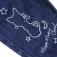 18M-5T Baby Little Girl Jeans Paperbag Elastic Waist Cute Printed Denim Pants