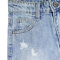 Baby Girls Jeans Shorts,Ripped Rolled Cuff Hem Cute Summer Denim Pants