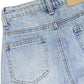 Baby Girls Jeans Shorts,Ripped Rolled Cuff Hem Cute Summer Denim Pants