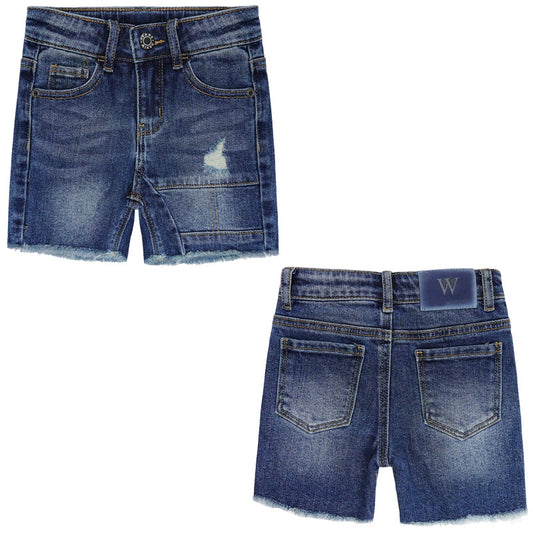 Baby Girls Boys Jeans Shorts Ripped Frayed Raw Hem Cute Summer Pants