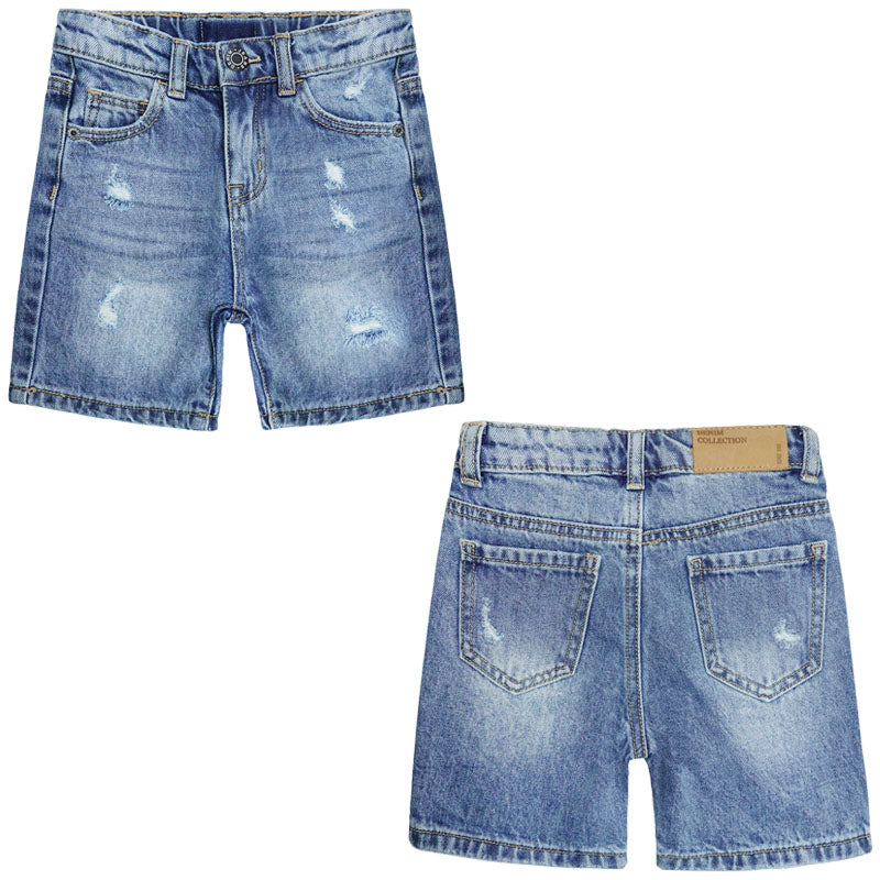Baby Little Girls Boys Jeans Shorts,Ripped Stretchy Simple Design Cute Summer Denim Pants