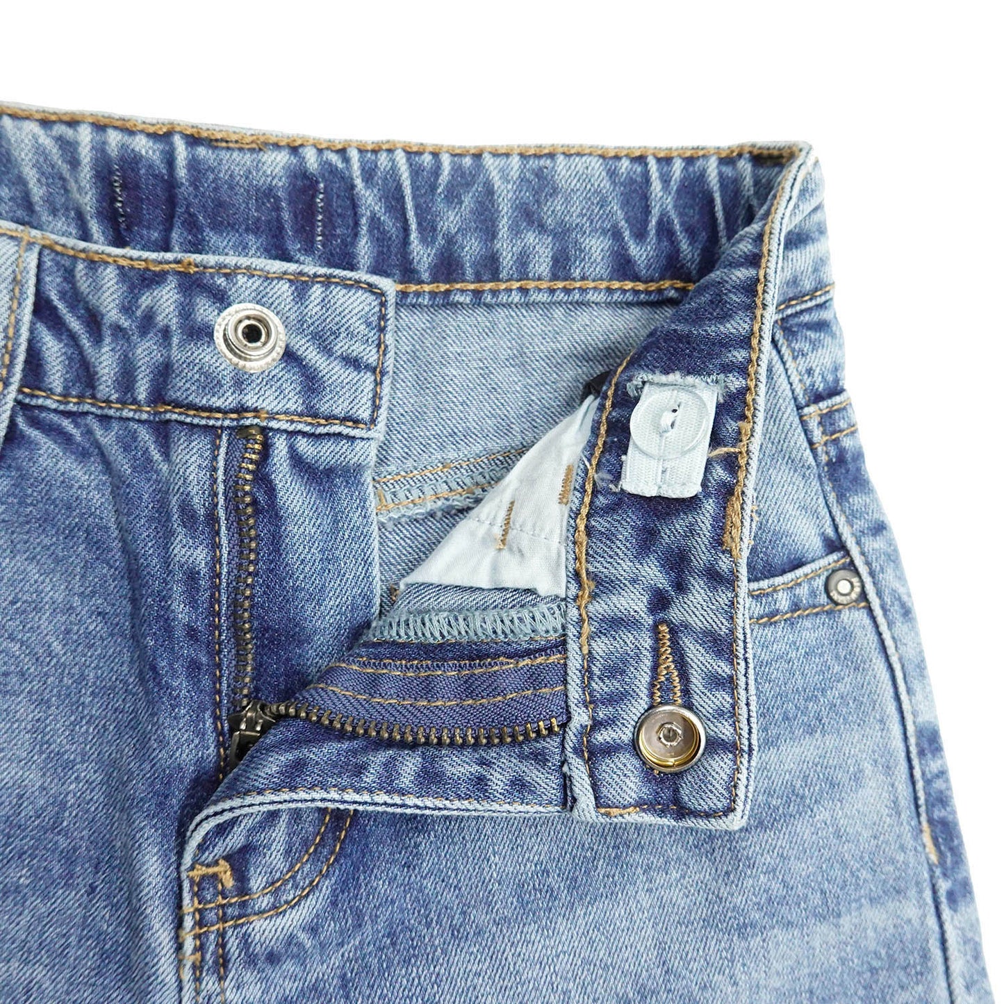 Girls Jeans Kids Wide Leg Slim Fit Flared Boot Cut Denim Pants