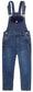 Baby Boys Slim Fit Jeans Toddler Flap Bib Pocket Fashion Denim Overalls