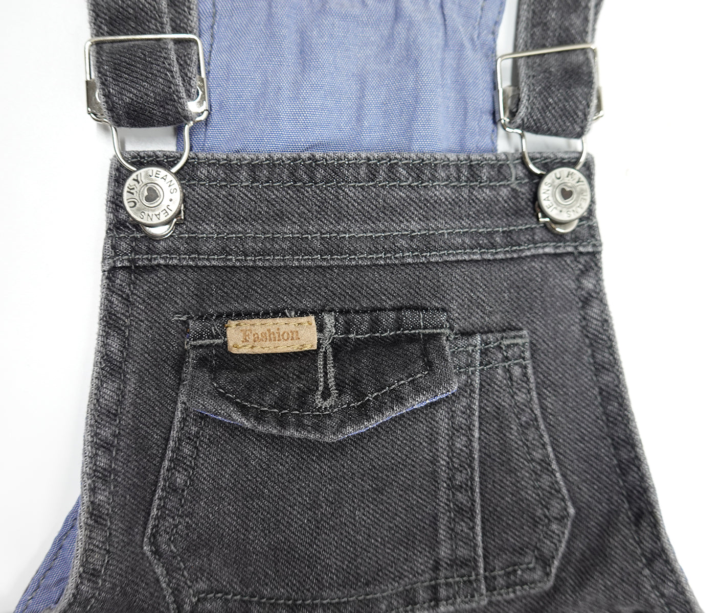 Novel Ripped Bib Pocket Fashion Denim Fit Jeans Overalls