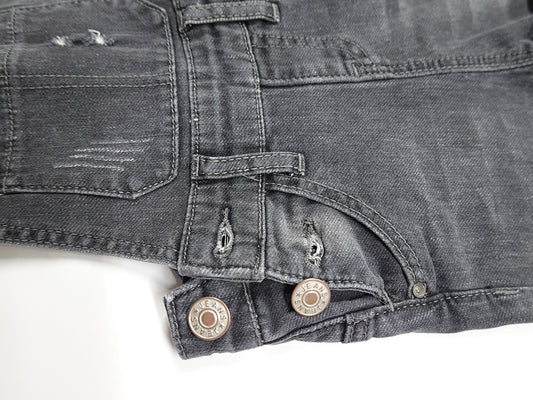Little Boys Slim Fit Jeans Ripped Big Bib Pocket Fashion Denim Overalls