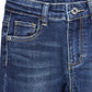 Boys Jeans Little Big Elastic Band Inside Simple Desgin Stretchy Denim Pants